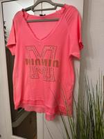 Made in Italy ❣️ T-Shirt 100% Baumwolle Neon pink 36-42 tragbar Nordrhein-Westfalen - Merzenich Vorschau