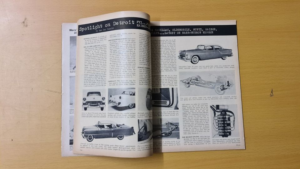 Motor Trend Magazin März 1954 / Studebaker, Hudson, Chrysler in Besigheim