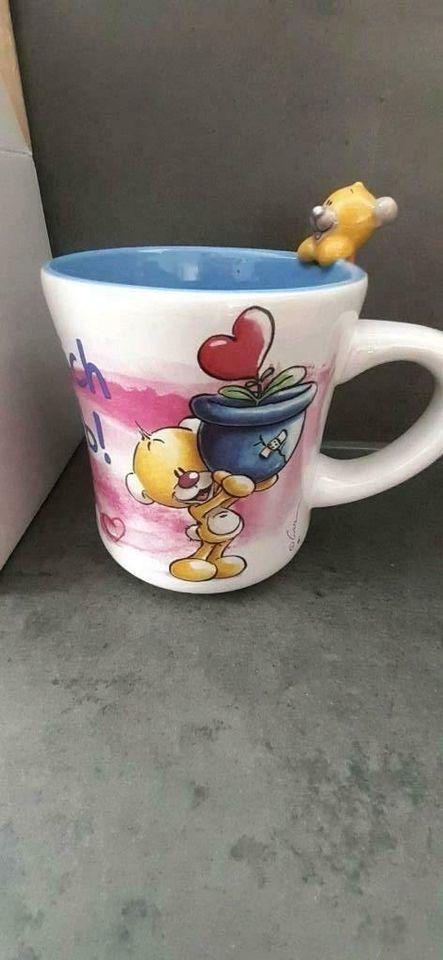 Diddl Pimboli Tasse Becher Hab dich so lieb Sammlerstück Herz neu in Wuppertal