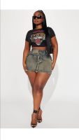 Fashion Nova… Love Sick Tinted Denim Mini Skirt Hessen - Mörfelden-Walldorf Vorschau