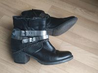 Leder,Stiefeletten,Stiefel,Boots,Tamaris,schwarz Berlin - Köpenick Vorschau