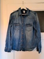 Jeans Hemd mit Knöpfen H&M 40 Damen Kiel - Schreventeich-Hasseldieksdamm Vorschau