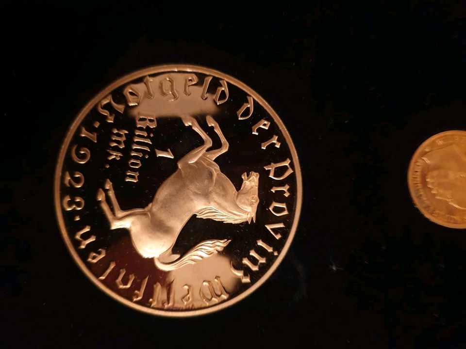 Münzsammlung Silber/Gold  130.Jahre Deutsche Mark in Jüchen
