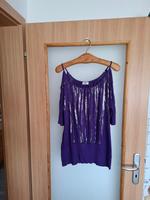 Shirt Damen Kurzsarm lila silber bpc Bonprix Größe XL Baden-Württemberg - Heimsheim Vorschau