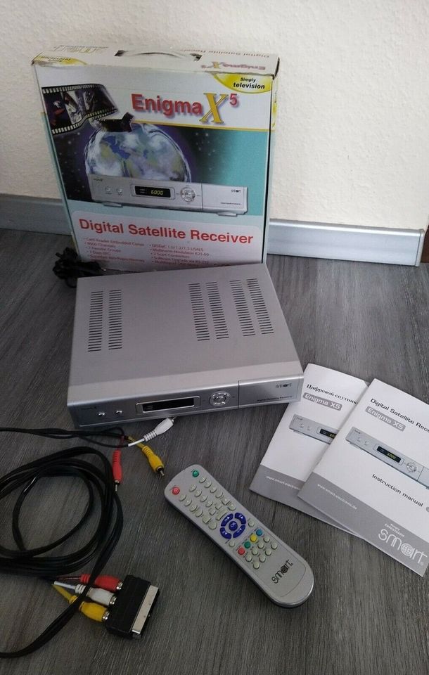 Smart Enigma X5- 1xConax Kartenleser Digital Sat Receiver Satelit in Crailsheim