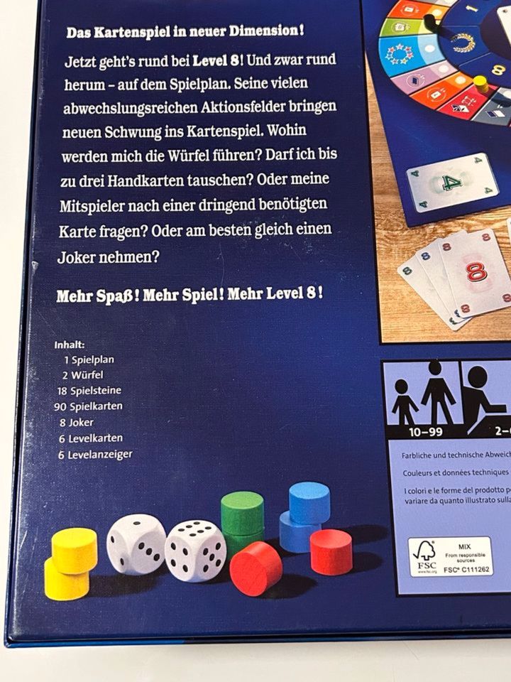 Level 8 Das Brettspiel Ravensburger 272433 ab 10J. komplett in Mannheim