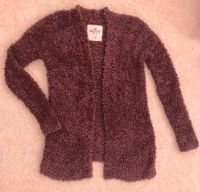 Hollister Flausch Jacke XS 34 36 Weinrot Strickmantel Kuscheljack Stuttgart - Vaihingen Vorschau