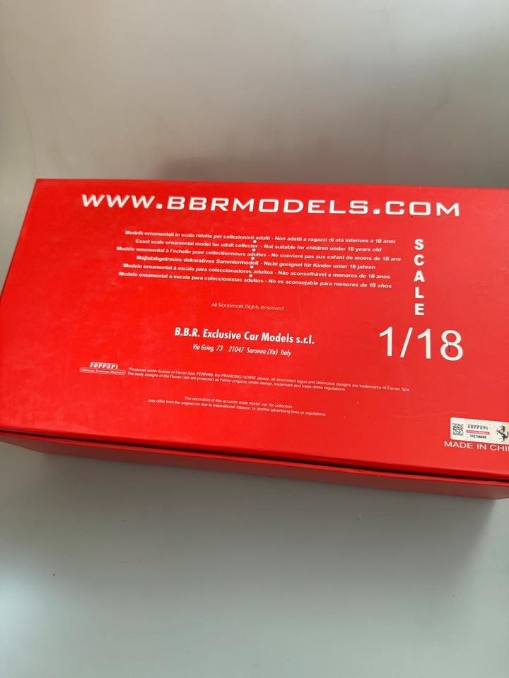 DIV. OVP‘s CMC BBR GT SPIRIT MINICHAMPS 1:18 auch Einzelverkauf in Isernhagen