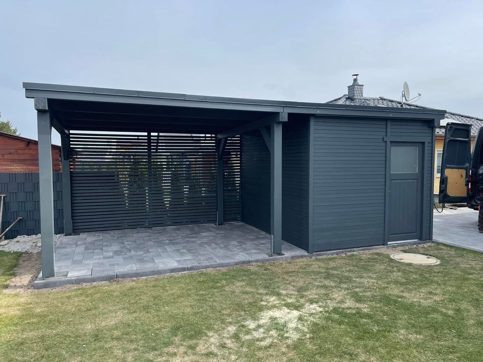 Holzcarport Carport 3x5 Nach Maß , Terrassenüberdachung in Berlin