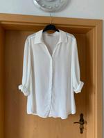 CANDA C&A Bluse/Größe 44/Blusenhemd/Satinbluse/Hemd/Tunika/Weiß Berlin - Hellersdorf Vorschau