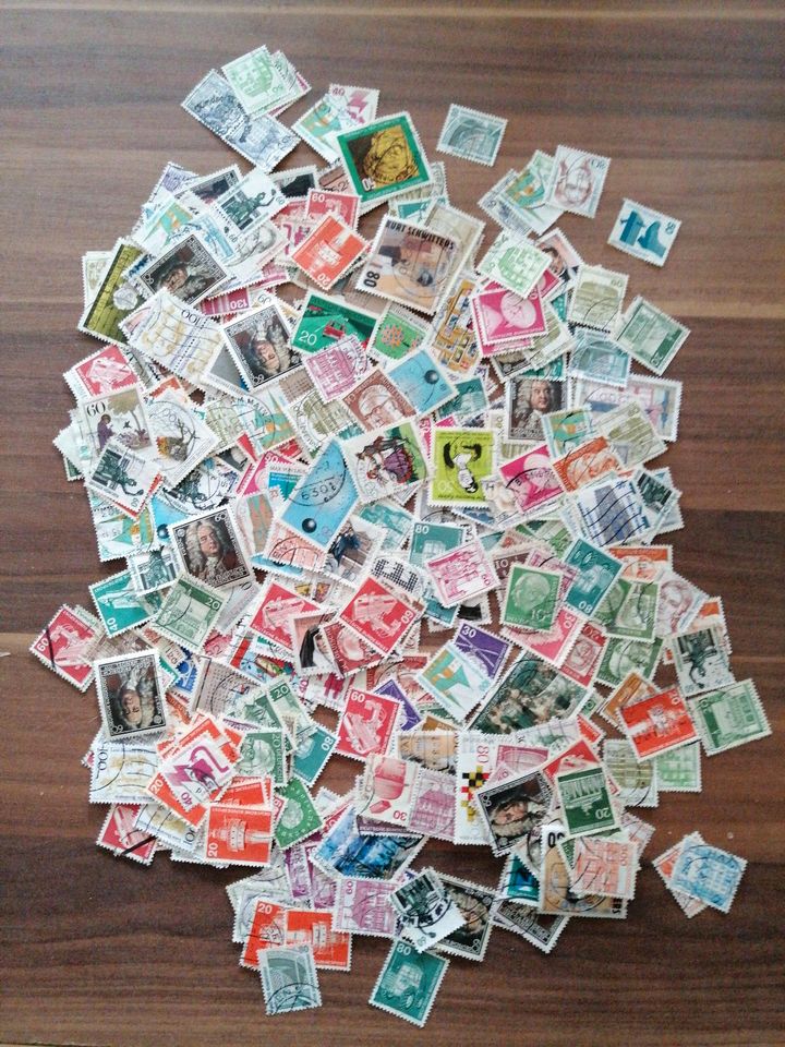Briefmarken Deutsche Bundespost ab ca 1954-1988 in Freital