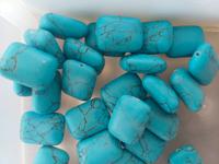Stein Türkis NEU 20 mm Kette basteln Strass Nuggets Halskette Bayern - Hohenwart Vorschau