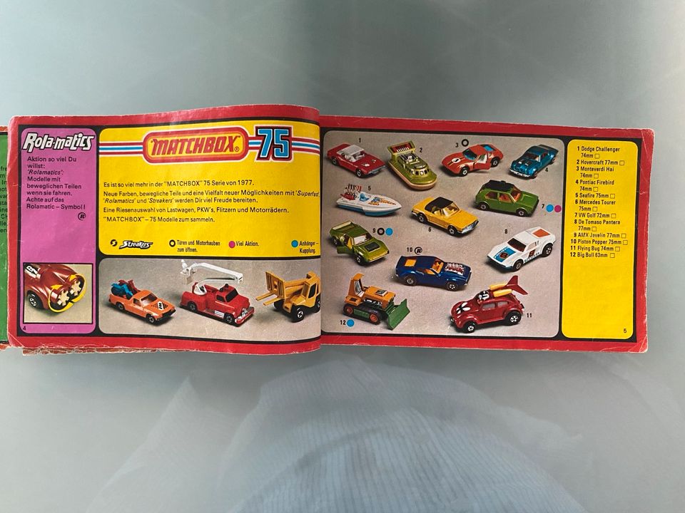 MATCHBOX  LESNEY KATALOG 1977 in Hoyerswerda