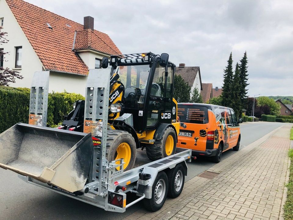 Radlader mieten leihen vermieten Vermietung  2,7 Tonnen Baumaschinen in Rinteln