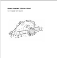 BMW 3er E36 Hinterachsgetriebe Differential 316i 318i 320i Rheinland-Pfalz - Alsbach Vorschau