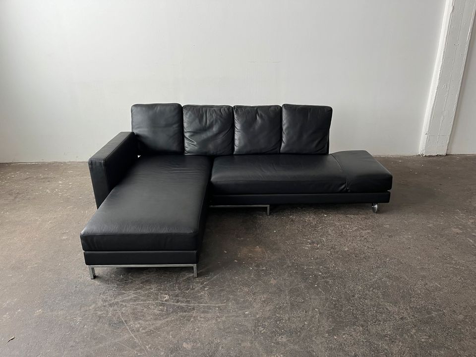 Brühl Fourtwo Designer Sofa Couch Schlafsofa Leder in Backnang