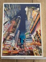 New York Times Square Puzzle im Bilderrahmen 36,5 x 50 cm Hessen - Naumburg  Vorschau
