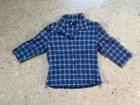 Bluse Orsay Blau weiß kariert Größe XS/S, Schulterärmel Hessen - Beselich Vorschau