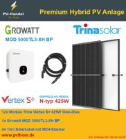 ab 2229€ PV Anlage Growatt 5000W 5kW Hybrid-Wechselrichter Photovoltaik Solaranlage Brandenburg - Dahlewitz Vorschau