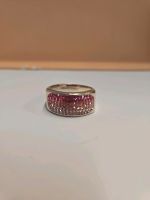 Ring silber mit Dekosteinchen pink/rosa, Gr. 58 Berlin - Mitte Vorschau