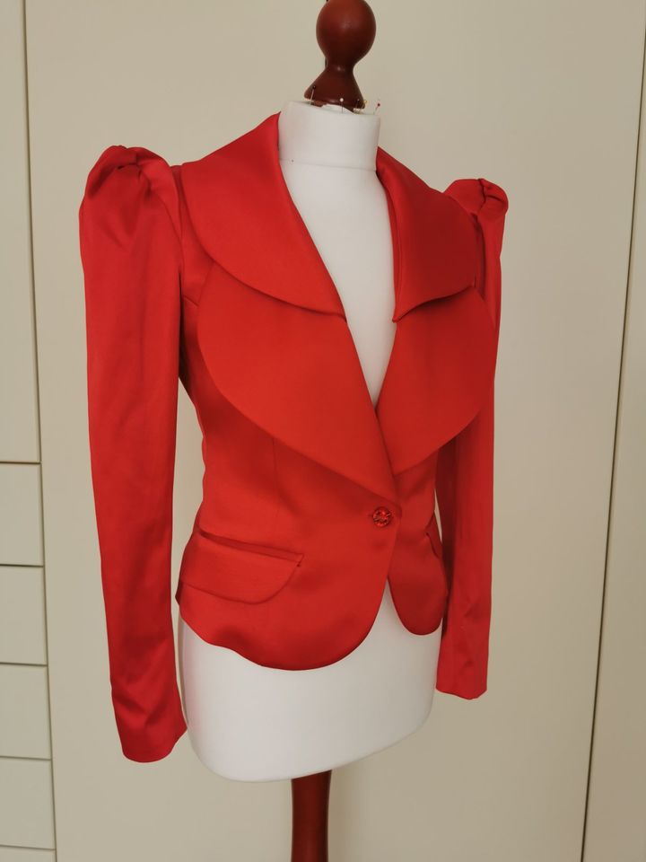 Sakko Jacke Damen Blazer rot Viktorianisch E & D Fashion in Landsberg (Lech)