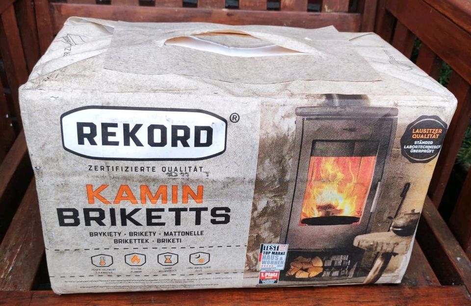 Rekord Union Kohlebriketts  10kg Bündel Paket in Schortens