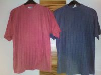 2 schöne Struktur-Shirts / Basic-Shirts in rot und grau, Gr. L Niedersachsen - Isenbüttel Vorschau