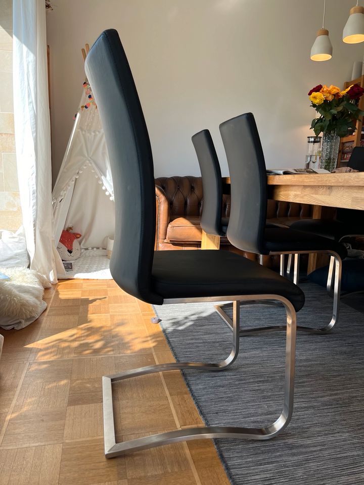 Stühle Schwingstühle Küche Esszimmer Leder in Sarstedt