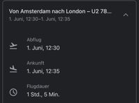 Flug London 2 Personen Amsterdam /Dortmund - London 01.06.-02.06. Innenstadt - Köln Altstadt Vorschau