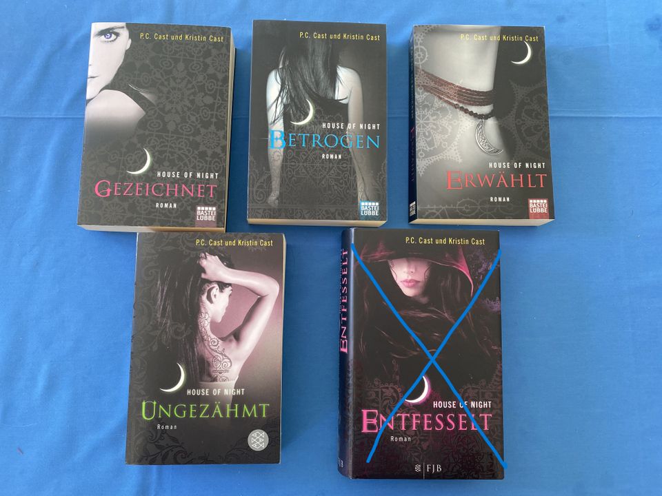 Bücher House of Night, Cast Band 1-4 in Wörthsee