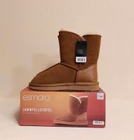 Stiefelette, Lammfellstiefel Damen, Beige, neu Hessen - Lich Vorschau