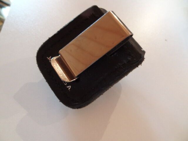 Zippo Ledertasche mit Clip schwarz in Neuburg a.d. Donau