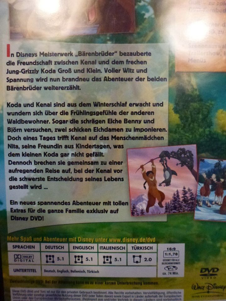 Kinder DVD Schneekönigin Alvin Chipmunks Pocahontas Dornröschen in Wiesbaden