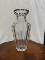 Glas Vase mit Sterling Silber 825 Umrandung | Sehr schwer Hessen - Taunusstein Vorschau