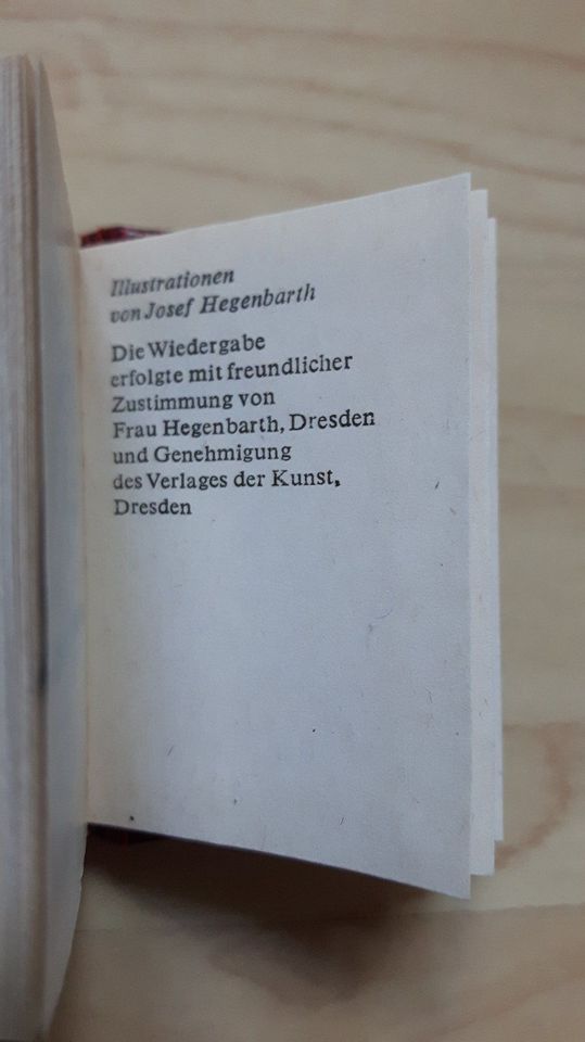 Miniaturbuch-antiquarisches Buch Goethe -Faust- Die Tragödie in Berlin