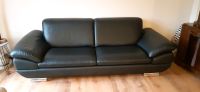 Calia Design Ledercouch Glamour schwarz Niedersachsen - Langenhagen Vorschau