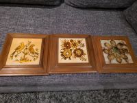 3 tolle Kachel Bilder mit Holzrahmen 23×23 cm 70er, 70 Saarland - Perl Vorschau