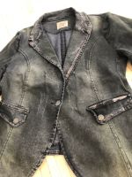 DAMEN /Jeans-Jacke Raw DNM Jacket L Blazer Used-Look Dark Denim Köln - Rodenkirchen Vorschau