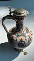 Vase mit Deckel, Wasserkrug, antik mit Malerei, Töpferware 32cm München - Berg-am-Laim Vorschau