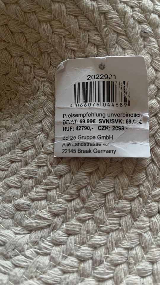 Neu Sitzsack Jute Boho Stil in Siegburg