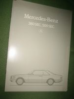 Prospekt Mercedes W 126 Coupe 380SEC  500SEC 18 Seiten TOP Hessen - Wanfried Vorschau