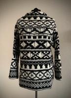 Strickpulli Gr. M von ZARA schwarz/wollweiß gemustert Bayern - Roßtal Vorschau