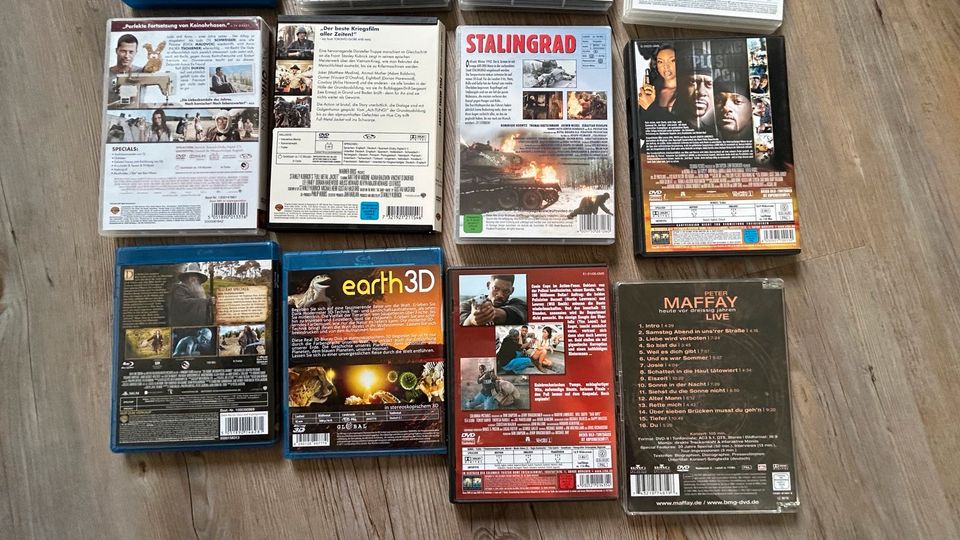 DVD Blu-ray Konvolut Maffay Full Metal Jacket Bad Boys usw. in Ziegelroda