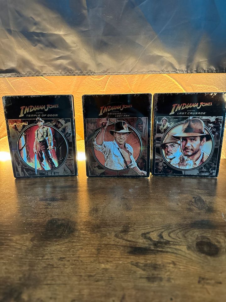 Indiana Jones Bluray Steelbook in 3d Optik in Coswig (Anhalt)