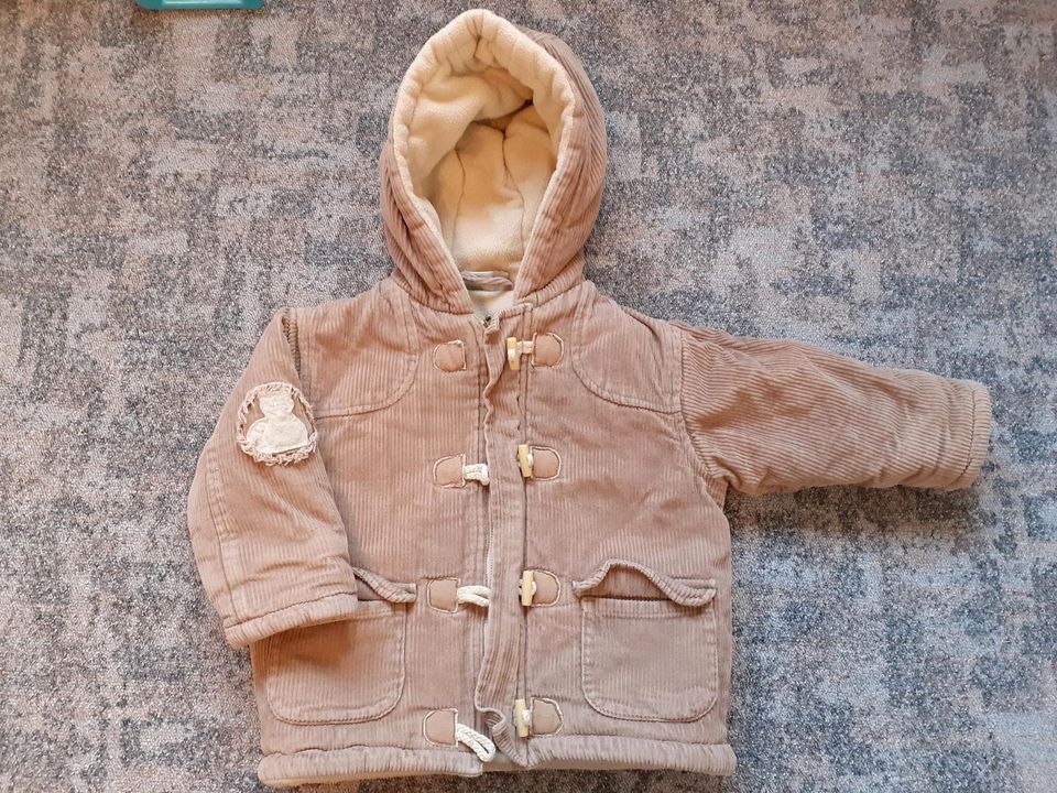 Baby Kinder Jacke Winterjacke Gr. 92 Cord in Brand-Erbisdorf