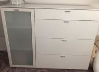 Weiße Kommode / Highboard  weiß Niedersachsen - Ohrum Vorschau