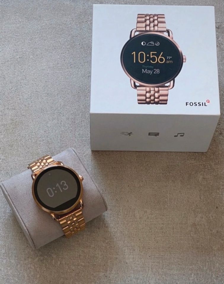 Fossil Q Wander Smartwatch Roségold in Bayern - Augsburg | eBay  Kleinanzeigen ist jetzt Kleinanzeigen