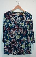 ❤ CECIL Damen Viskose 3/4 Bluse Gr. L ❤ blau Blumen wie NEU Bayern - Kümmersbruck Vorschau