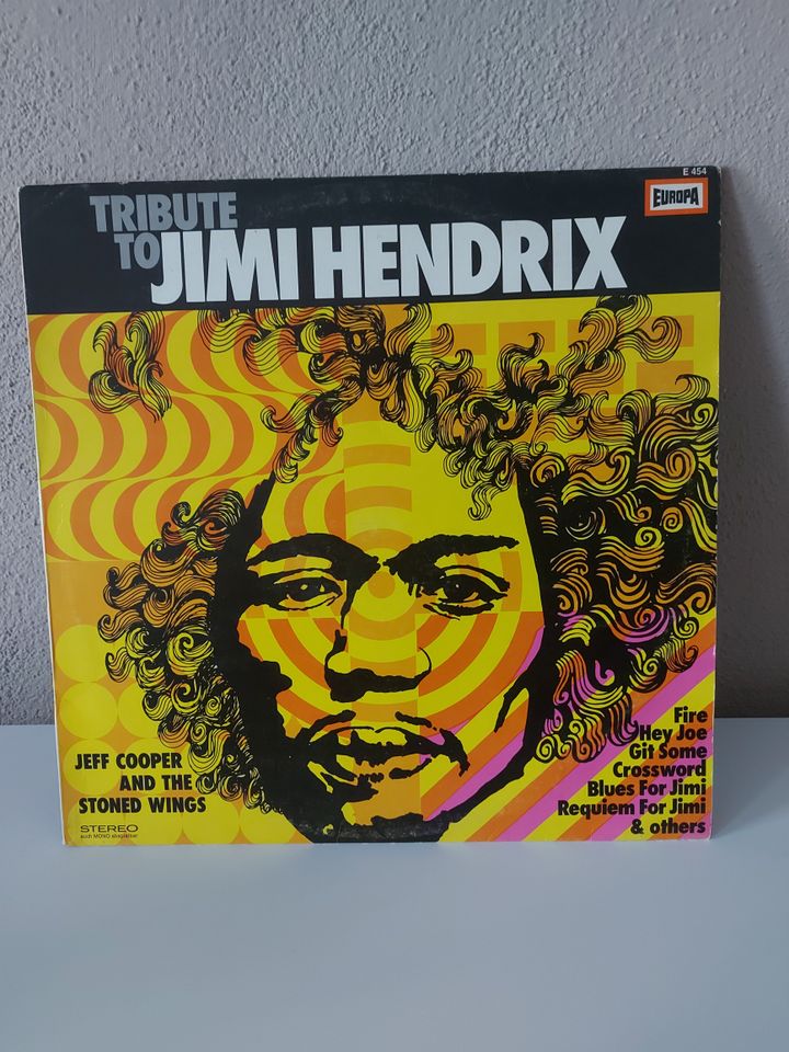 LP Schallplatte Vinyl Tribute to Jimi Hendrix Jeff Cooper and the in Atting
