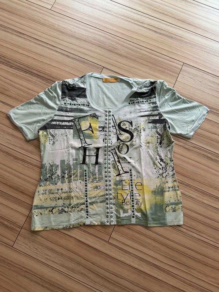 TOP Leichtes Shirt von Biba Blusenjacke Bluse Größe XL in Hoyerswerda